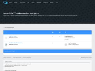 forum kilat77 - rekomendasi slot gacor
