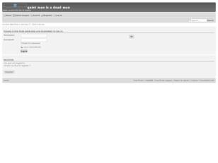 quiet man is a dead man